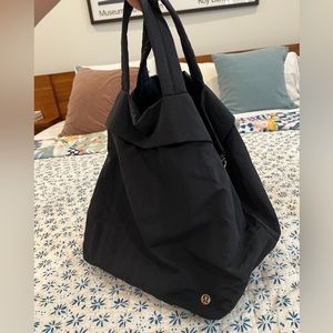 Lululemon Black Tote Bag